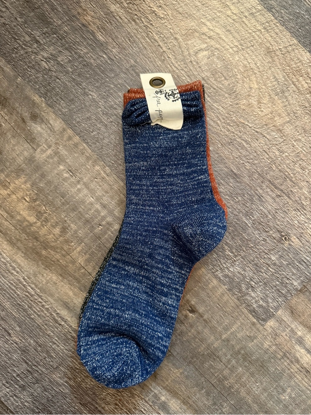 (3 Pack) Free People Lurex Socks